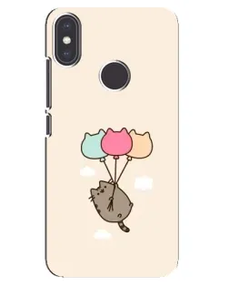 Чехол для Xiaomi Mi A2 с картинкой «Пушин на шариках»