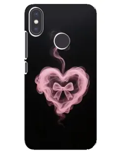 Чехол для Xiaomi Mi A2 с картинкой «Дымчатое сердце»