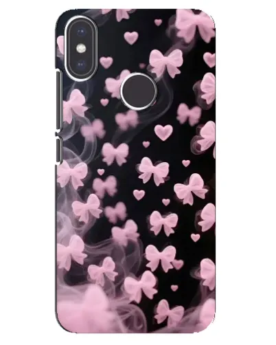 Чехол для Xiaomi Mi A2 с картинкой «Неоновое кружево»