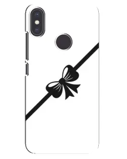 Чехол для Xiaomi Mi A2 с картинкой «Диагональный бант»