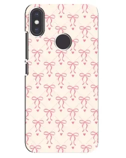 Чехол для Xiaomi Mi A2 с картинкой «Розовые бантики Coquette»