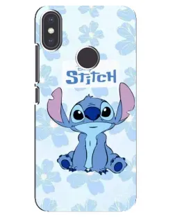 Чохол для Xiaomi Mi A2 з картинкою «Stitch серед квітів»