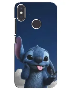 Чехол для Xiaomi Mi A2 с картинкой «Стич в облаках»