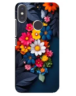 Чехол для Xiaomi Mi A2 с картинкой «Цветочная феерия»