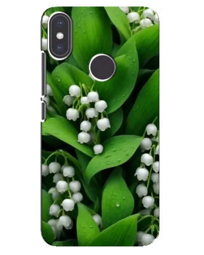 Чехол для Xiaomi Mi A2 с картинкой «Ландыши в зелени»