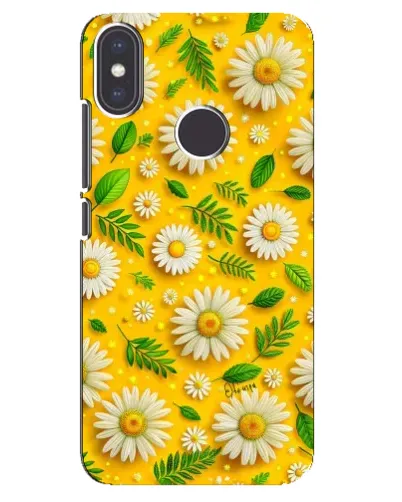 Чехол для Xiaomi Mi A2 с картинкой «Ромашковое солнце»