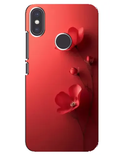 Чехол для Xiaomi Mi A2 с картинкой «Маковые соцветия»