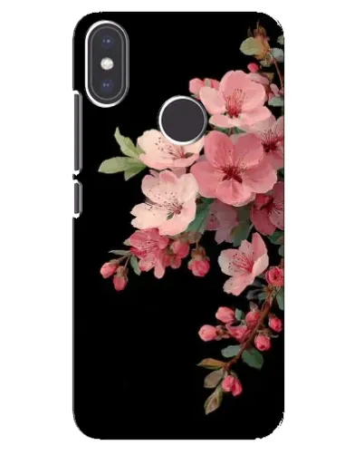 Чехол для Xiaomi Mi A2 с картинкой «Розовая ветка сакуры»
