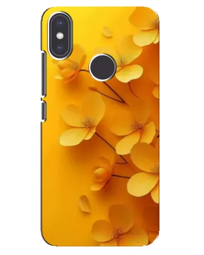 Чехол для Xiaomi Mi A2 с картинкой «Золотые лепестки»