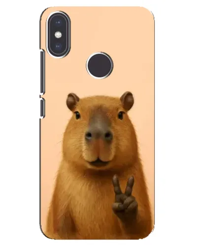 Чохол для Xiaomi Mi A2 з картинкою «Капібара вікторія»