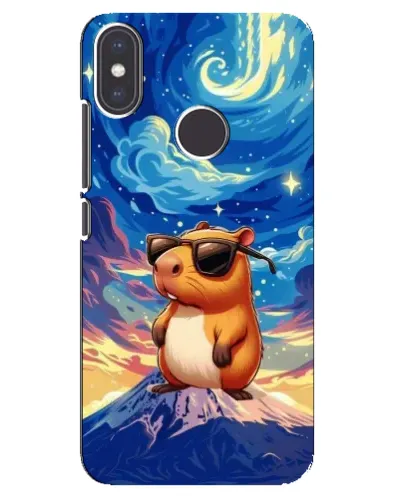 Чохол для Xiaomi Mi A2 з картинкою «Капібара Ван Гога»