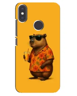 Чохол для Xiaomi Mi A2 з картинкою «Капібара на відпочинку»