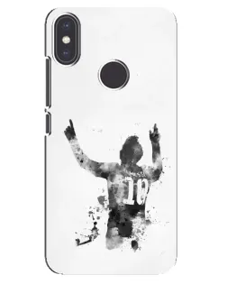 Чехол для Xiaomi Mi A2 с картинкой «Messi ART»