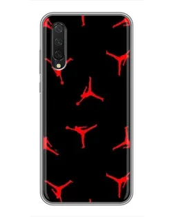 Чохол для Xiaomi Mi A3 з картинкою «Jordan Red Pattern»