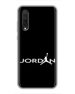 Чохол для Xiaomi Mi A3 з картинкою «Jordan White Logo»