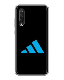 Чехол для Xiaomi Mi A3 с картинкой «Adidas Cyan Logo»