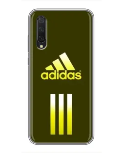 Чехол для Xiaomi Mi A3 с картинкой «Оливковый градиент Adidas»