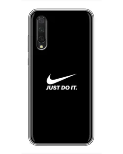 Чехол для Xiaomi Mi A3 с картинкой «Минимализм от Nike»