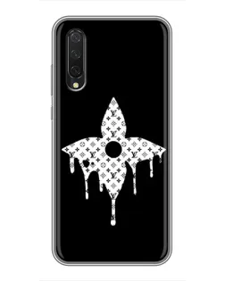 Чехол для Xiaomi Mi A3 с картинкой «Цветочная монограмма»