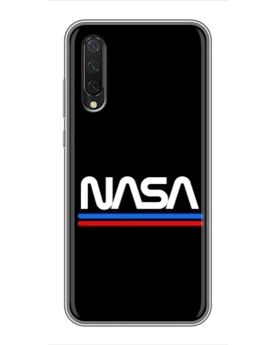 Чехол для Xiaomi Mi A3 с картинкой «NASA — классика Red Blue» Чехол для Xiaomi Mi A3 с картинкой «NASA — классика Red Blue»
