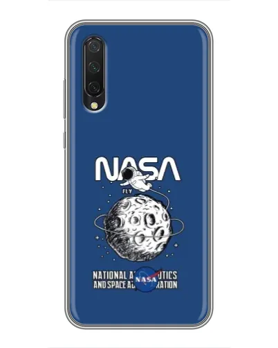 Чехол для Xiaomi Mi A3 с картинкой «NASA — лунная миссия» Чехол для Xiaomi Mi A3 с картинкой «NASA — лунная миссия»