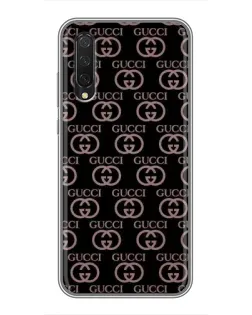 Чехол для Xiaomi Mi A3 с картинкой «Классическая монограмма Gucci»