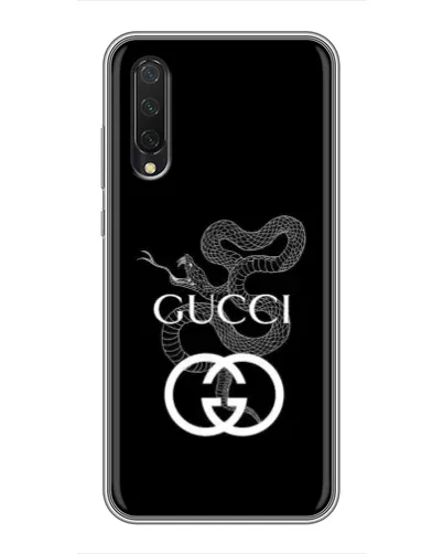 Чехол для Xiaomi Mi A3 с картинкой «Gucci — серебряная змея» Чехол для Xiaomi Mi A3 с картинкой «Gucci — серебряная змея»