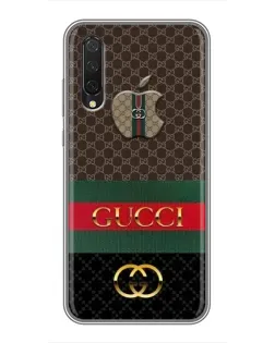 Чехол для Xiaomi Mi A3 с картинкой «Gucci — брендированный десерт»