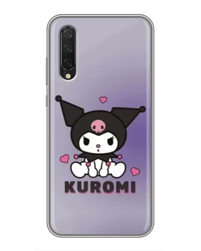 Чехол для Xiaomi Mi A3 с картинкой «Kuromi — фиолетовый арт»