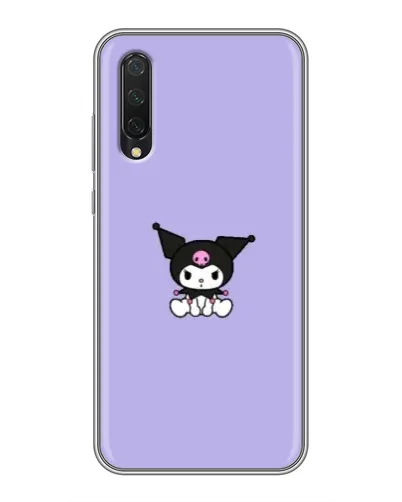 Чехол для Xiaomi Mi A3 с картинкой «Kuromi — фиолетовый минимализм»