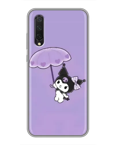 Чехол для Xiaomi Mi A3 с картинкой «Kuromi с зонтиком»
