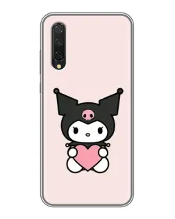 Чохол для Xiaomi Mi A3 з картинкою «Kuromi та серце»