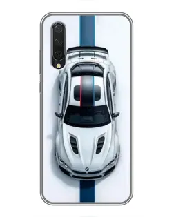 Чехол для Xiaomi Mi A3 с картинкой «Вид сверху — BMW M»