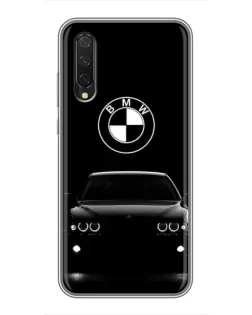 Чехол для Xiaomi Mi A3 с картинкой «BMW — взгляд из темноты»