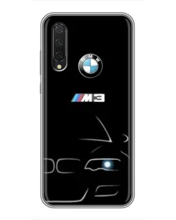 Чехол для Xiaomi Mi A3 с картинкой «Минималистичный принт BMW M3»