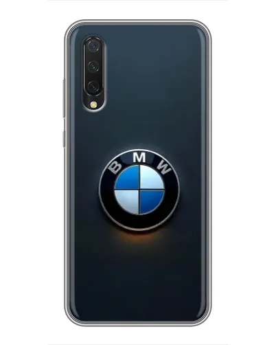 Чехол для Xiaomi Mi A3 с картинкой «Логотип BMW — минимализм»