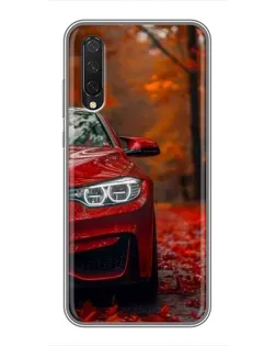 Чехол для Xiaomi Mi A3 с картинкой «Осенняя BMW M4»