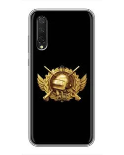 Чехол для Xiaomi Mi A3 с картинкой «PUBG — оранжевый градиент» Чехол для Xiaomi Mi A3 с картинкой «PUBG — оранжевый градиент»