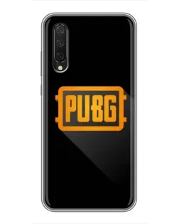 Чехол для Xiaomi Mi A3 с картинкой «PUBG — рамка лого»