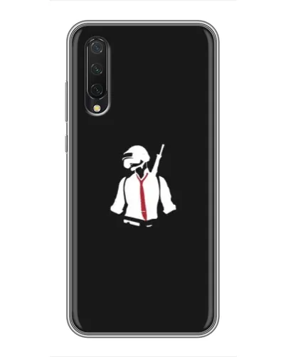 Чехол для Xiaomi Mi A3 с картинкой «PUBG — силуэт воина» Чехол для Xiaomi Mi A3 с картинкой «PUBG — силуэт воина»