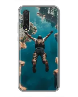 Чехол для Xiaomi Mi A3 с картинкой «PUBG — свободное падение»