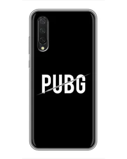 Чехол для Xiaomi Mi A3 с картинкой «PUBG — белый логотип»