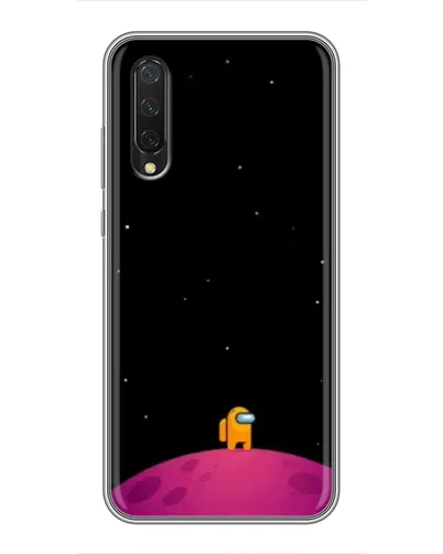 Чехол для Xiaomi Mi A3 с картинкой «Одинокий герой на планете»