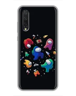 Чехол для Xiaomi Mi A3 с картинкой «Among Us космос»