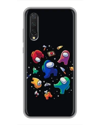 Чехол для Xiaomi Mi A3 с картинкой «Among Us космос»