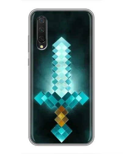 Чехол для Xiaomi Mi A3 с картинкой «Алмазный меч неон»
