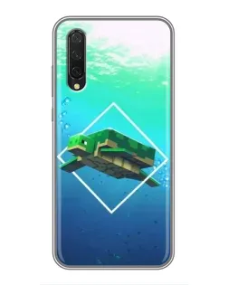 Чохол для Xiaomi Mi A3 з картинкою «Черепаха Minecraft»