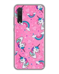 Чехол для Xiaomi Mi A3 с картинкой «Unicorn паттерн розовый» Чехол для Xiaomi Mi A3 с картинкой «Unicorn паттерн розовый»