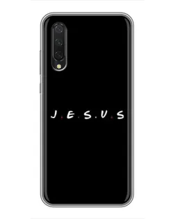Чехол для Xiaomi Mi A3 с картинкой «Точки веры J.E.S.U.S.»