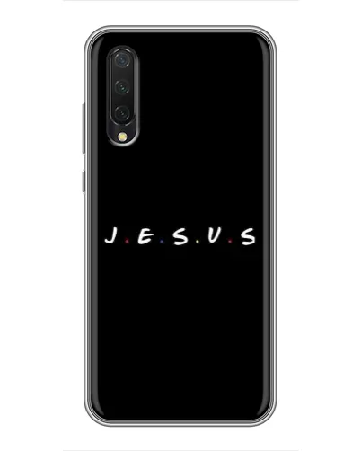 Чехол для Xiaomi Mi A3 с картинкой «Точки веры J.E.S.U.S.»